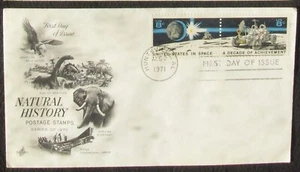 US FDC SC #1434-35 NATURAL HISTORY Art Craft, Huntsville AL 1971. - Picture 1 of 1