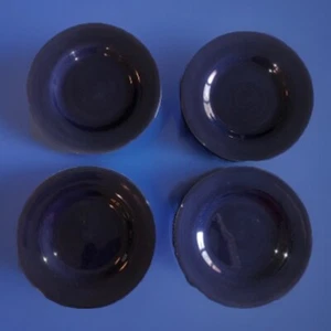 Corsica Navy Blue Salad Plates Set Of 4 Festive 8.5" Matches Crown Jewel - Picture 1 of 3