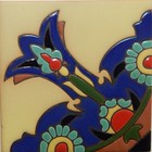 Mexican Tiles High Relief Ceramic Cuerda Seca Malibu Santa Barbara Tiles CS-96
