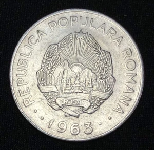 Romania 1 leu, 1963 - Picture 1 of 2