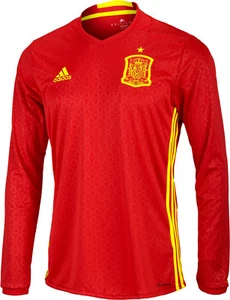 Original Adidas Spanien Home Herren Langarmshirt 2016/17, Größe: XXL - Bild 1 von 4