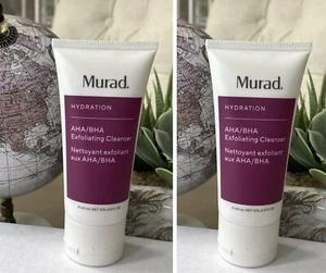 2 Murad AHA/BHA Exfoliating Cleanser 60 ml /2 fl oz Travel Size NEW - Picture 1 of 5