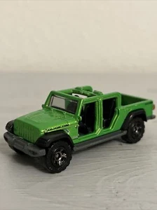 GREEN JEEP RUBICON MATCHBOX TOY CAR (PRE-OWNED)  - Picture 1 of 13