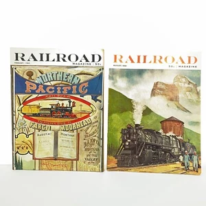 Railroad Magazine August, 1961 & February, 1963 Railroad Magazine_Lot of 2 - Picture 1 of 10