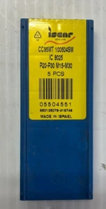 Iscar CC95MT 100504-SM IC9025 Hartmetall Cham-Turn Dreh-Einsätze (5er-Pack) - Bild 1 von 2