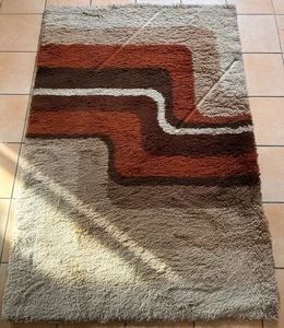 Original tapis DESSO Studio Design 1970’s EVELETTE 125 x 180 cm - Imagen 1 de 9