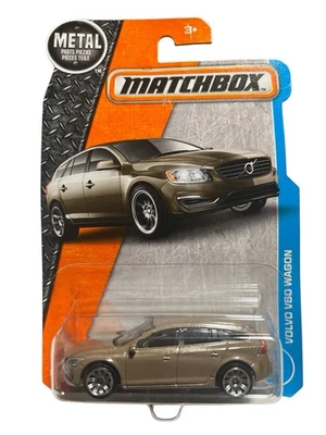 MATCHBOX 2016 - VOLVO V60 WAGON [GOLD] NEAR MINT CARD GOOD COMBINED POSTAGE  - Image 1 of 2