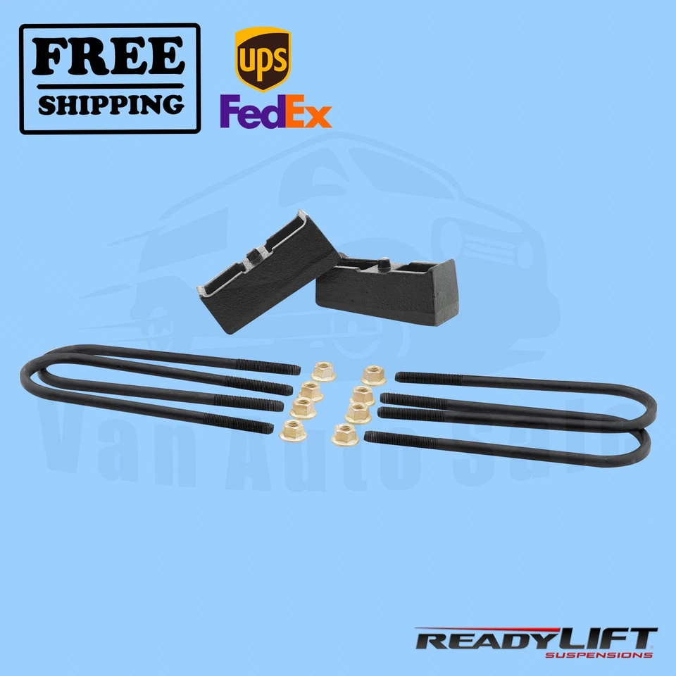 Susp. Kit de bloque de resorte de hoja R 2" ReadyLift para CHE Silverado 2500 HD 2001-2010 Foto 1 de 2