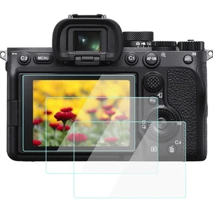 Screen Protector for Sony A7RIV A7III A7C ZV1 Camera, 9H Tempered Glass 3-Pack - Picture 1 of 11