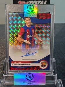 Topps Robert Lewandowski /10 Auto Autograph Team Set FC Barcelona Tiki Taka - Bild 1 von 4