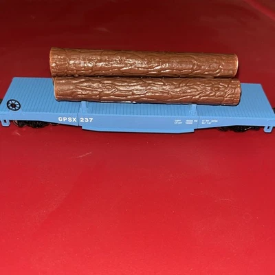 Walthers Log Dump Car Georgia Pacific HO Scale With Box - Image 1 of 4