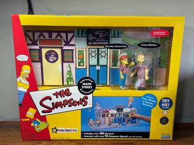 Juego de juguetes de calle principal de Los Simpson NUEVO EN CAJA Toys R Us exclusivo sellado de fábrica Foto 1 de 4