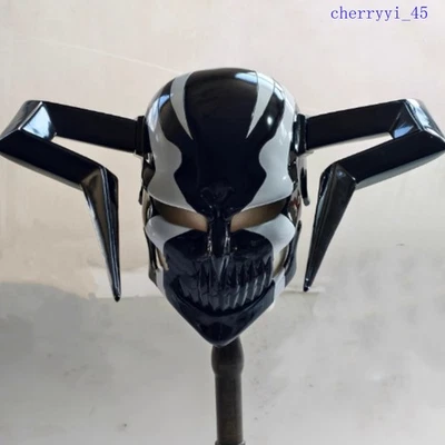 BLEACH Ichigo Full Hollow Mask Bull Head Horned Cosplay Helmet Halloween Anime - Image 1 of 4