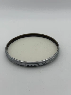 Canon 72mm UV 1x Filter for Canon Dream Lens Silver Chrome 50mm f0.95 - Image 1 of 4