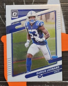 2021 DONRUSS OPTIC ** DARIUS LEONARD ** #112 " COLTS " - Picture 1 of 1