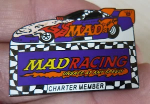 RARE PIN'S COURSE USA DRAGSTER MADRACING CHARTER MEMBER EGF MFS - Bild 1 von 3
