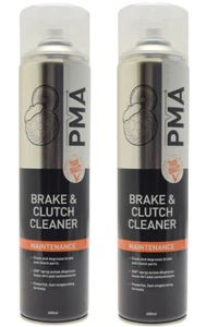 2 x BRAKE AND CLUTCH CLEANER DEGREASER AEROSOL PROFESSIONAL SPRAY 600ML - Picture 1 of 1