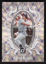2023 Panini Donruss #M3K-5 Craig Biggio Mr. 3000 Silver Insert #'d /349