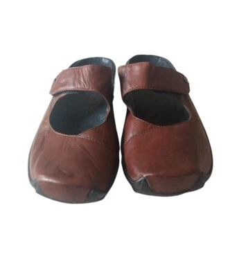 Sandalias Wolky Slide Zueco Mujer Talla 40 EU Sin Cordones Marrón y Negro Foto 1 de 4