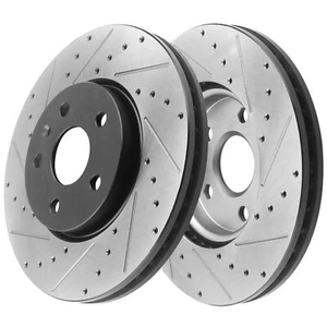 Front Drilled Brake Rotors for 2010 2011 2012 - 2017 GMC Terrain Chevy Equinox - Bild 1 von 8