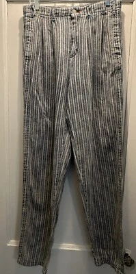 Vintage Code Bleu Pinstriped Jeans Women’s Size 30 VGC - Image 1 of 4