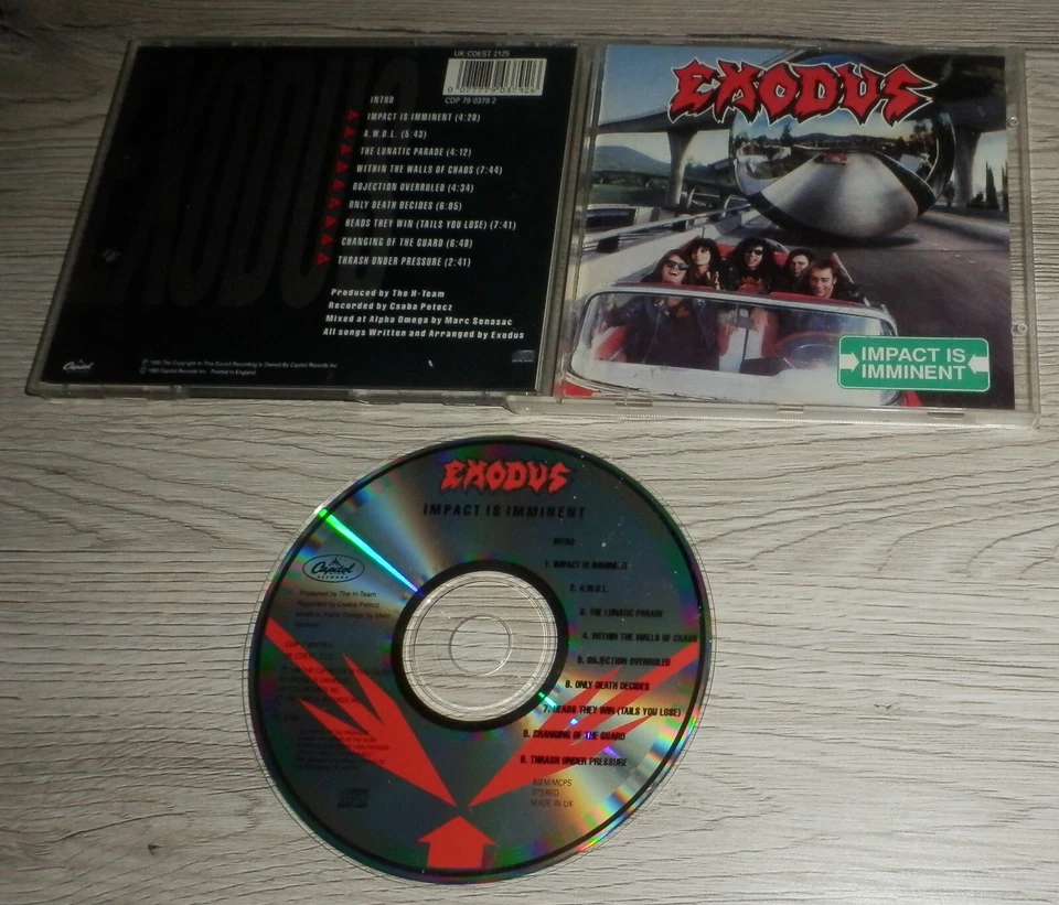 EXODUS Impact is Imminent CD 1990 Capitol CDP 7 90379 2 1st Press Fabulous Flesh - Bild 1 von 4