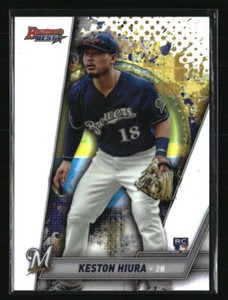 Keston Hiura 2019 Bowman's Best Refractors Baseball Card #53 Rookie