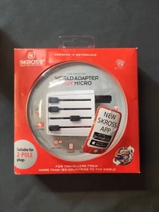 NEW! NIB SKROSS - World Wide Travel Adapter MUV Micro Converter Globe Power Plug - Picture 1 of 1