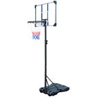 Portable Basketball Hoop System Height Adjustable 5.4-7ft Basketball Net Stand
