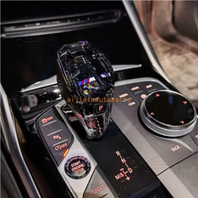 LED Crystal Gear Shift Knob Plug&Play Replace For BMW 1 2 3 4 5 6 7 X3 X4 X5 X6 - Image 1 of 4