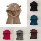 Warmer Baby Bonnet Cap With Ear Soft Balaclava Korea Style Knitted Beanie  Kids