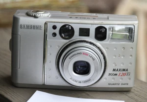 Very Nice Samsung Maxima Zoom 120Ti Quartz Date 35mm Film Camera - Picture 1 of 9