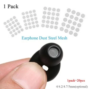 In-ear Headphones Parts Dust Network Filter Screen Dustproof Net Steel Mesh - Photo 1 sur 12
