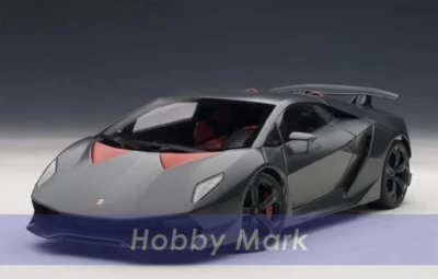 AUTOart 1/18 Lamborghini Sesto Elemento Gray Carbon Diecast Car Model 74671 NEW - Image 1 of 4