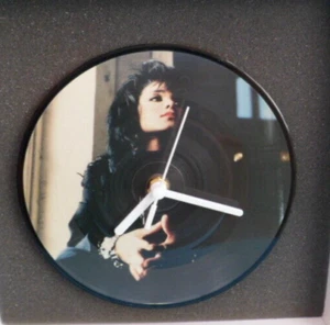 JANET JACKSON CLOCK Original Picture Disc Vinyl Record Wall / Desk - Picture 1 of 4