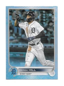 2022 Topps Update Series DEREK HILL Rainbow Foil - DETROIT TIGERS - #US72 - Picture 1 of 1