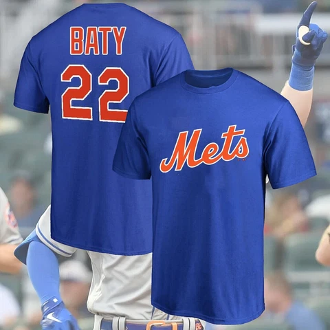 Rookie Brett Baty #22 New York Mets Player Number T-Shirt Unsiex Gift Fan S-3XL Cover