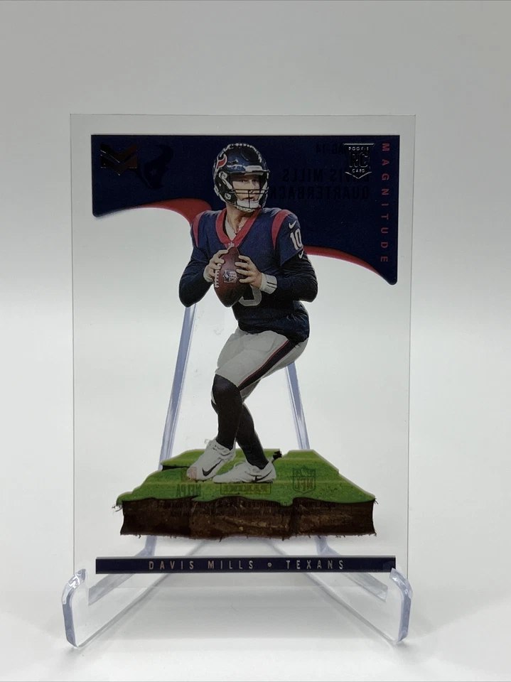 2021 Chronicles Stars & Stripes Davis Mills Magnitude Rookie RC #MAG-14 Texans - Image 1 of 1