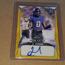 2023 Leaf Draft - Autographs Gold #BA-JLS JL Skinner (AU, RC)