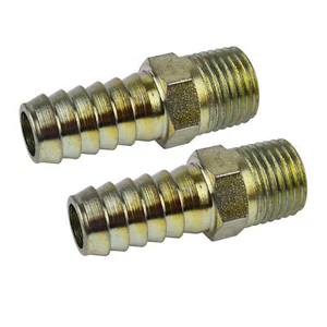 1/4" BSP Thread Hose Tail 1/2" (12mm) Pipe Connector Air Fitting 2 PACK FT039 - Imagen 1 de 1