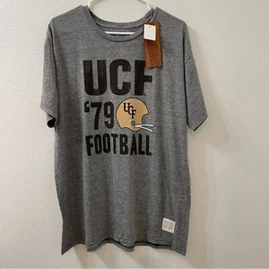 Retro Marke UCF Knights Fußball Shirt grau 1979 Knightro neu mit Etikett - Bild 1 von 6
