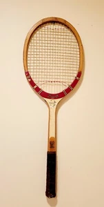 Vintage Bankroft Glas Executive Tennisschläger Bambusasche handgefertigt - Bild 1 von 9