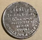 Vintage Eventide Smoking Mixture For Slow Thinkers Token Coin British Colony