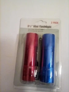 NEW 2 3-1/2 in. LED Mini Rechargeable Bright Pocket Flashlight FREE SHIPPING - Picture 1 of 2