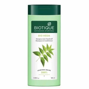 Biotique Bio Neem / Fresh Neem (Anti-Dandruff) Shampoo & Conditioner 180ml - Picture 1 of 7