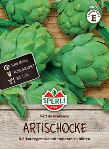 Alcachofa Vert de Provence verduras delicadas perennes aprox. 30 semillas 80655 - Imagen 1 de 2