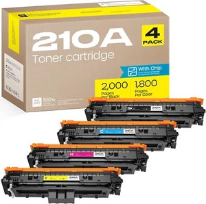 Toner Cartridges 210A 210X for HP Color Laserjet MFP 4301fdw 4301fdn Pro 4201dw - Picture 1 of 12