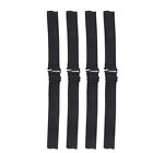  4 Pcs Polyester Wig Adjustment Strap Women's Elastic Band for