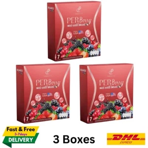 3x Per Berry Fiber Pananchita Weight Management Dietary Supplement Detox Drink - Picture 1 of 7