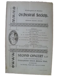 1900 Concert Programme Miss Bettie Greenbow 24th March - Picture 1 of 3